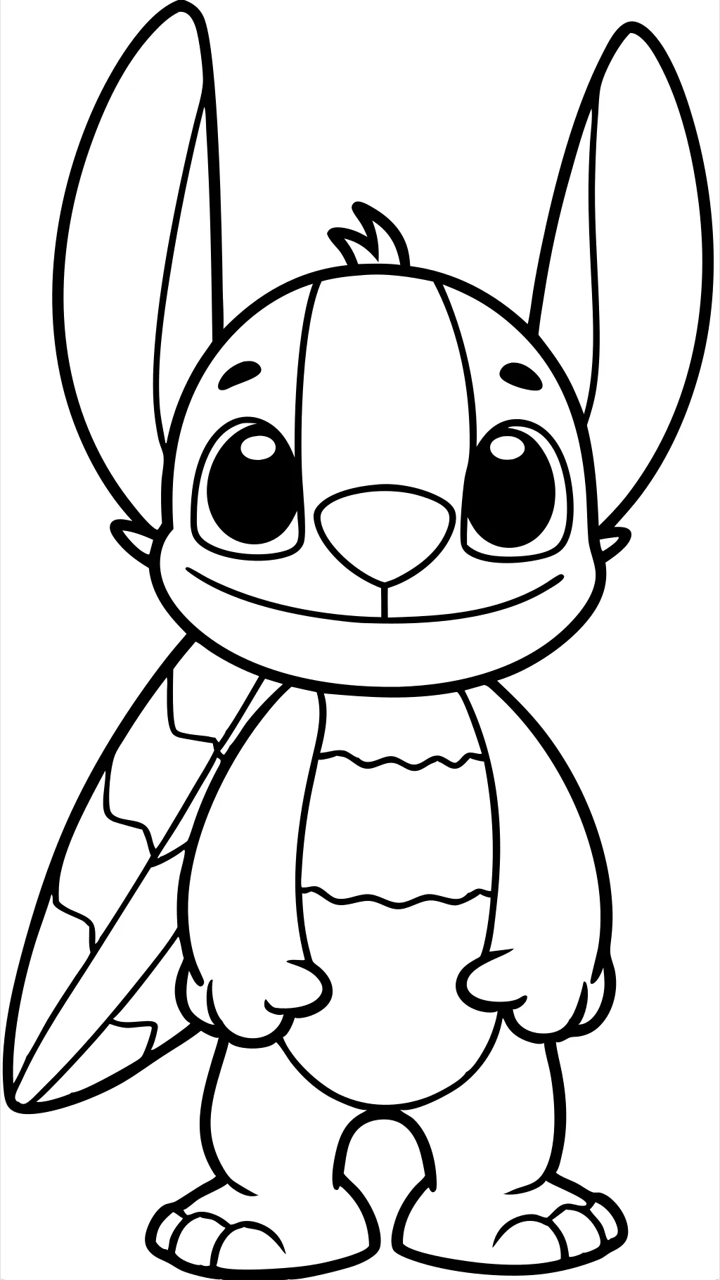 adorable cute stitch coloring pages